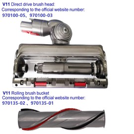 Chuancheng Brushroll Brushbar Assembly for Dyson V11 Absolute V11 Animal SV14 Vacuum Parts 970135-01, 970100-05