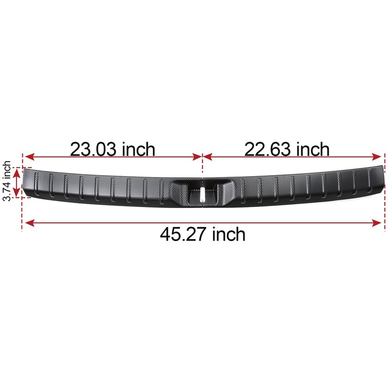 HOUCLEMIC Rear Trunk Bumper Protector for 2025 2024 Grand Highlander