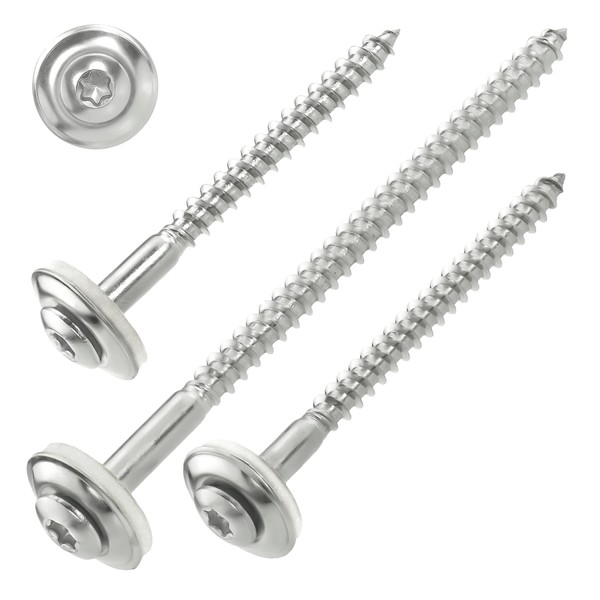 SCREW REBEL Plumber Screws 4.5 x 70 mm Stainless Steel
