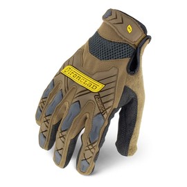 Ironclad Command Impact Work Gloves; Touch Screen Gloves Conductive Palm & Fingers, Impact Protection, Machine Washable, Sized S, M, L, XL, XXL (1 Pair)