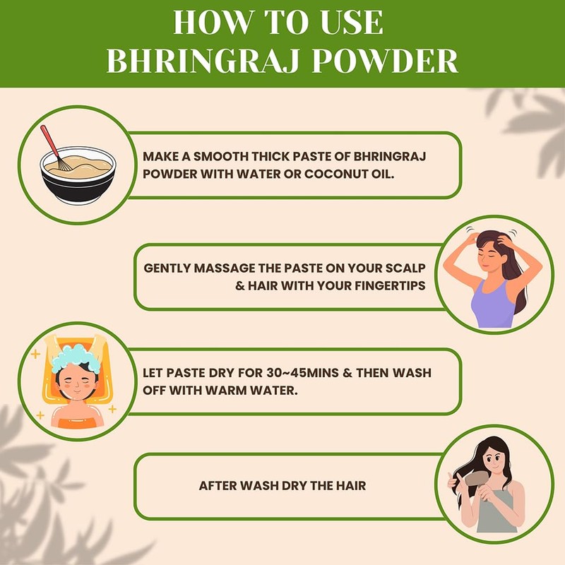 Bhringraj Powder for hair growth 100g | 3.5 oz Hair