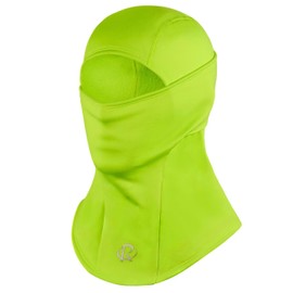 ROTTO Balaclava Ski Mask Face Hood Balaclava Winter Windproof Thermal Balaclava for Bicycle Motorcycle Unisex, D-Lime Green