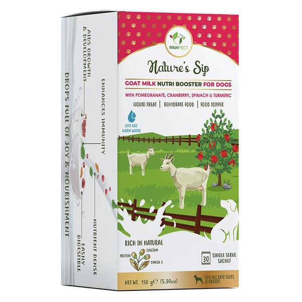 Pawfect Treats Pawfect Nature's Sip Goat Milk Powder with Pomegranate