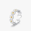 WALLFLOWER Daisy Ring 925 Silver Daisy Waterproof Genuine Sterling Silver
