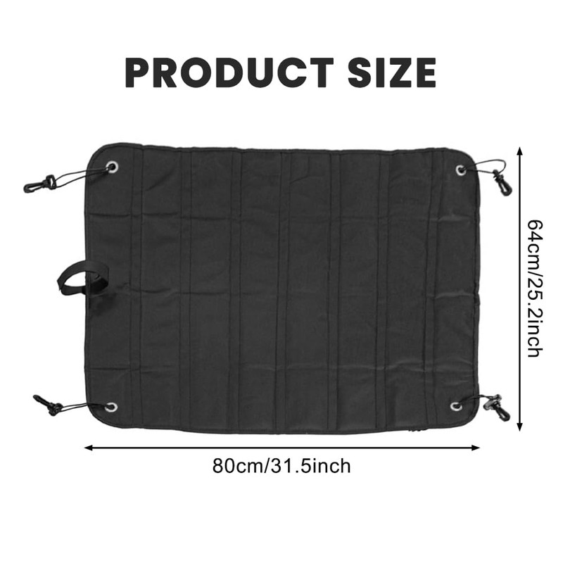 Munsesi Universal Car Boot Protector Mat, 31 x 25 Inch