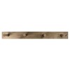 Coat Rack Wall Mount, 4 Peg - Wall Mounted Wooden