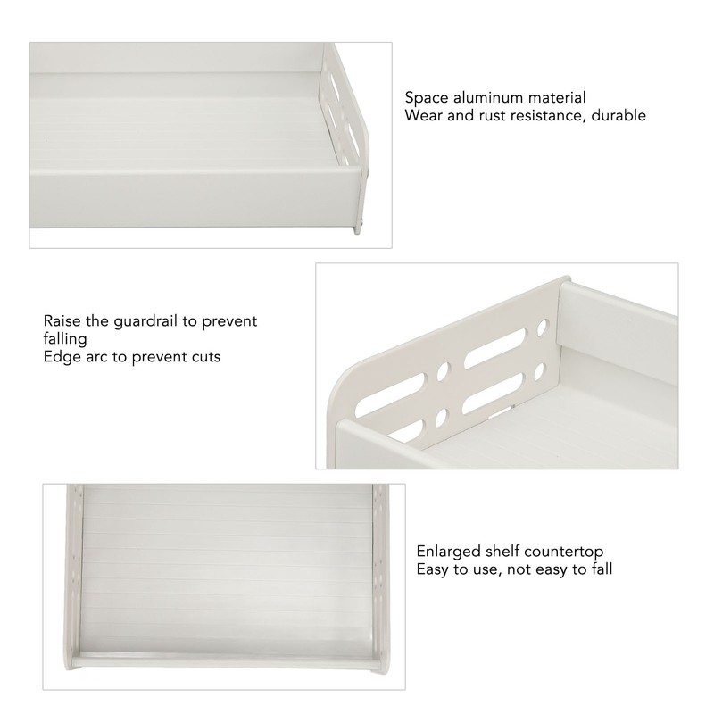 Wall Mounted Spice Rack Nordic Style Large Capacity Space Saving