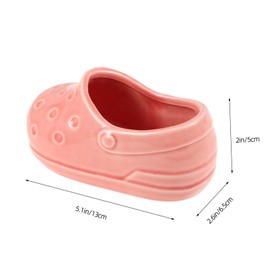 Gatuida Ceramic Hamster Bowl for Small Animals Cute Shaped Food and Water Dish for Gerbils Chinchillas and Rabbits Easy to Clean Non Tipping Design for Daily Feeding Needs