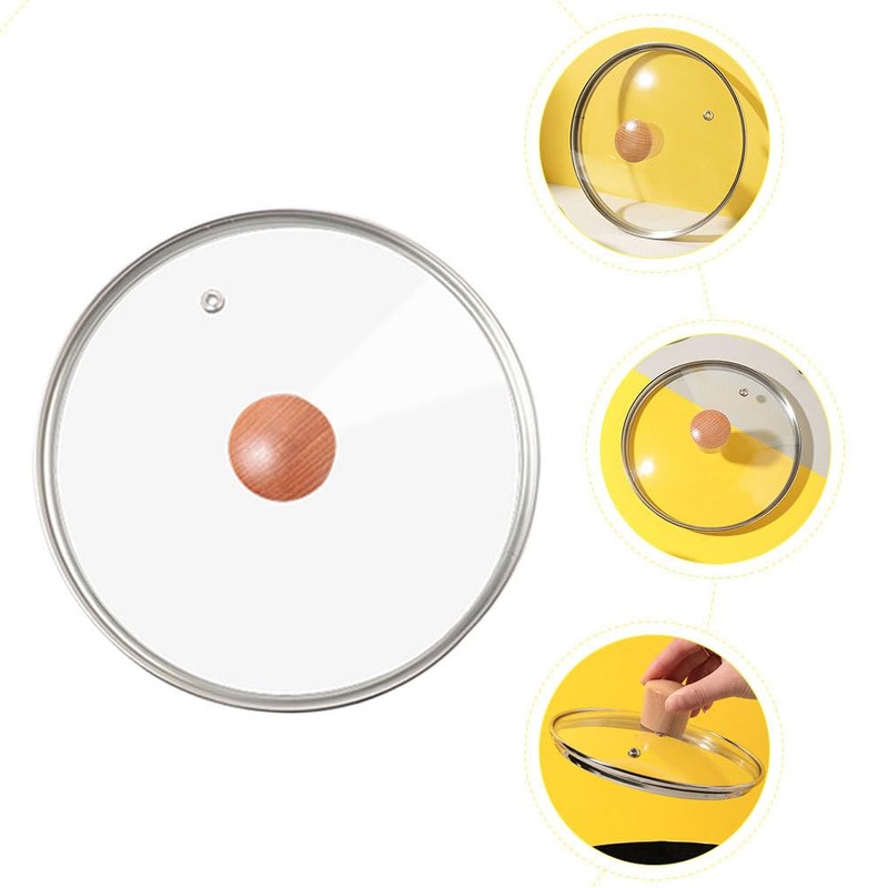 Cabilock 18cm Universal Lid for Pots, Pans and Skillets -