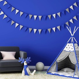 LACHEERY 15.8"x276" Royal Blue Wallpaper Peel and Stick for Bedroom Dark Blue Contact Paper Waterproof Self Adhesive Vinyl Removable Wall Paper Roll for Bathroom Nursery Walls Cabinets Drawers Desk