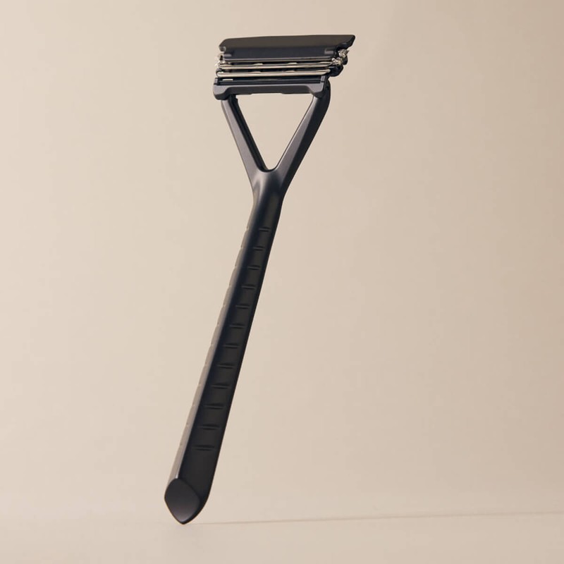 Leaf Razor + Blades - Black, 1 Razor + 10