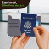 Ugozen Passport Wallet Passport Cover Protector Travel Document Bank Note
