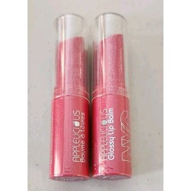 NYC Cosmetics 2X NYC Applelicious Glossy Lip Balm Apple Blueberry Pie 357