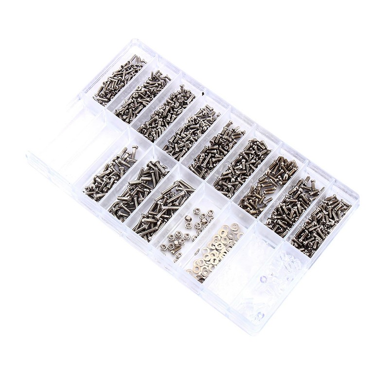 Small Screw Kit, Micro Screws Stainless Steel Small Tiny Screws
