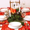 Tablecloth Christmas, Christmas Tablecloth Rectangular Plastic Christmas Table Runner Tablecloths