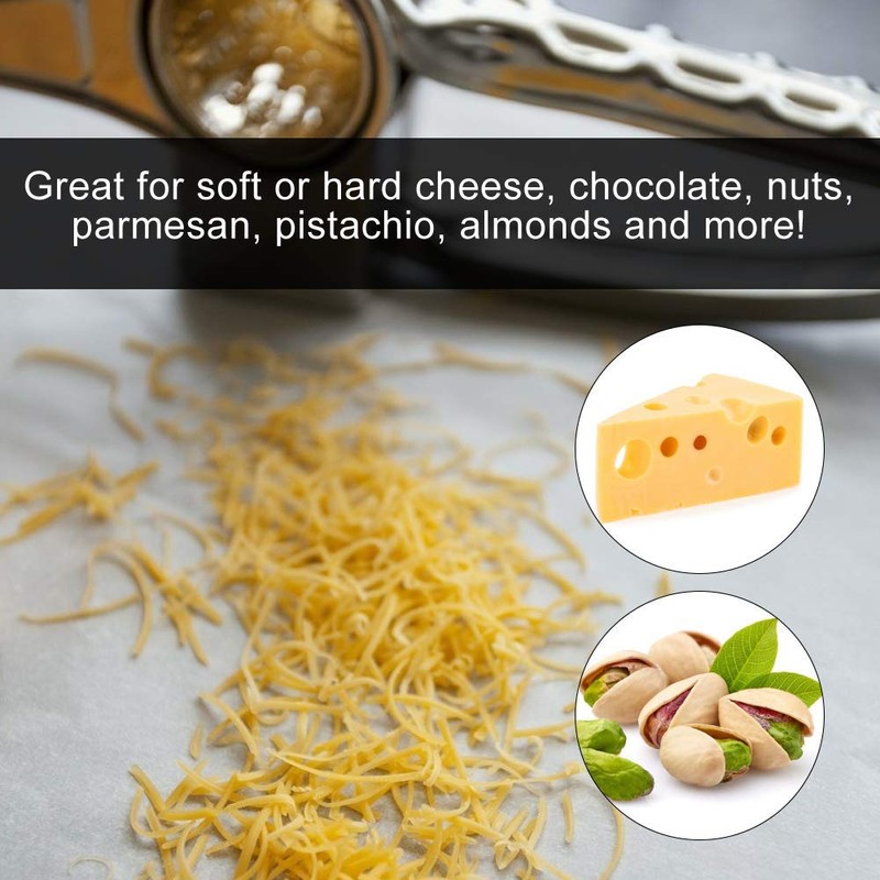 Multifunctional Rotating Cheese Grinder Stainless Steel Cutting Grater Hand Cranked