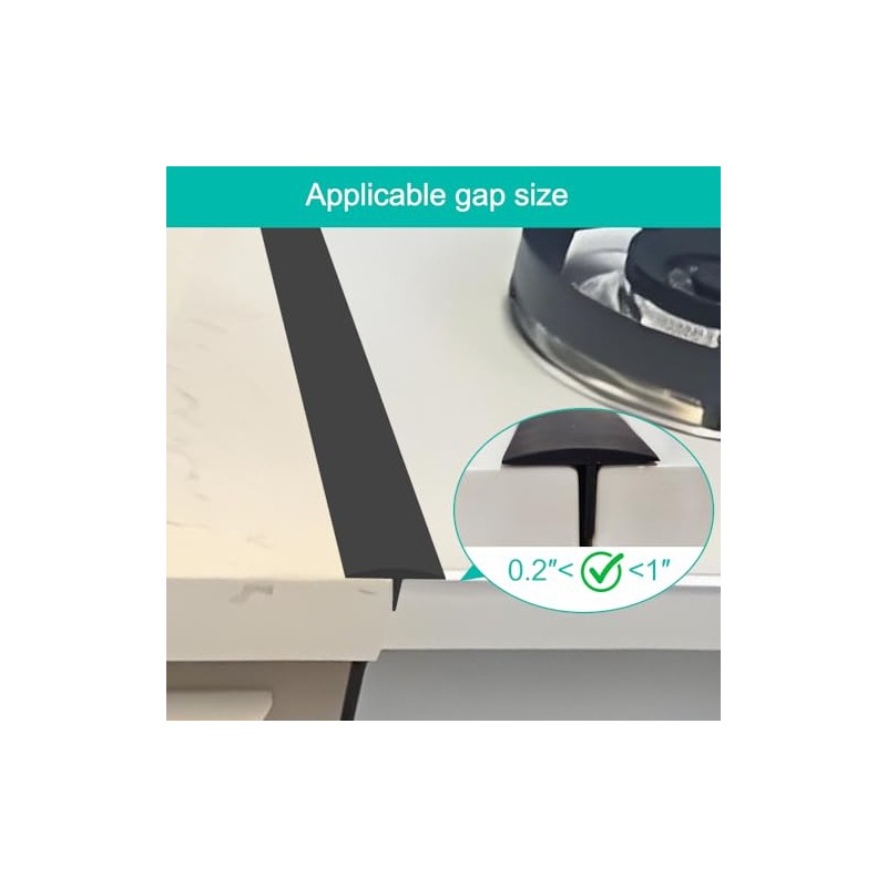 Stove Counter Gap Cover, Extra Long 30" Silicone Kitchen Gap