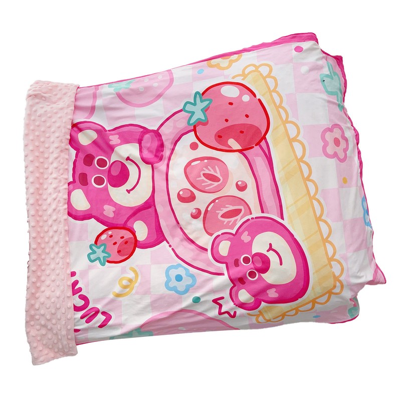 Baby Raised Dot Blanket Cartoon Soothing Soft Baby Dotted Blanket