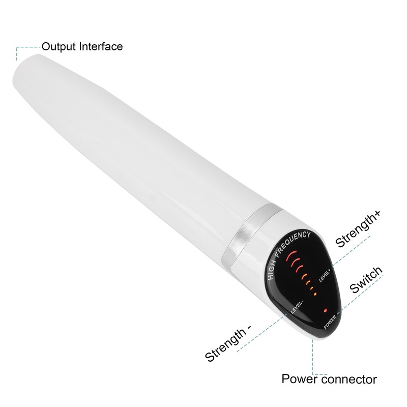High Frequency Skin Therapy Wand Machine Portable Wrinkle Reducing Anti