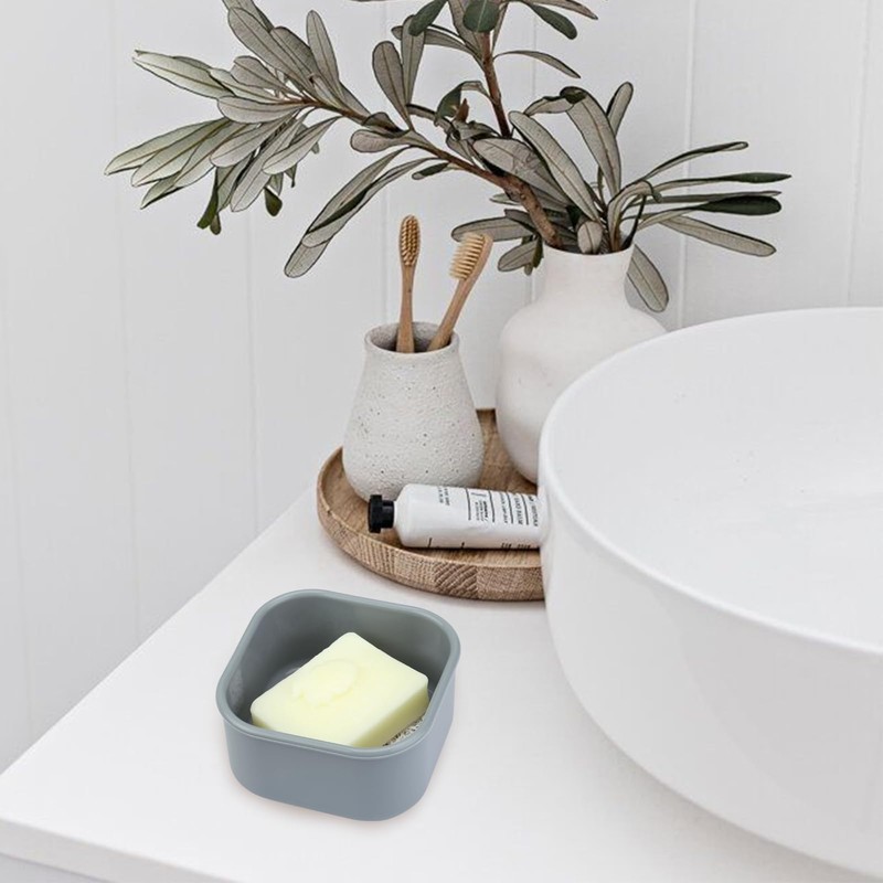 Square Travel Soap Case, Bar Soap Holder for Dr Squatch,