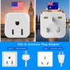 New Zealand Power Adapter USA to Australia Plug Adapter Australia