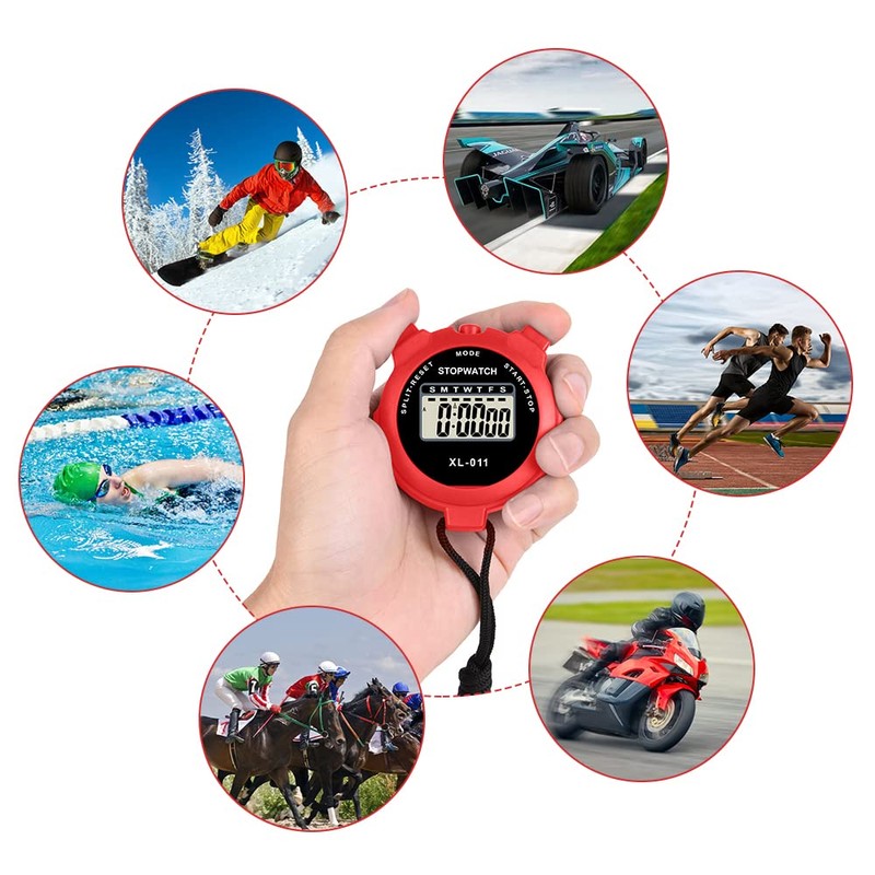 Vicloon Sport Stopwatch Timer, Multi-Function Sport Digital Stopwatch Large Display,