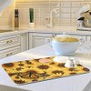 Monarch Butterfly Dish Drying Mat Small for Kitchen Counter, Fast