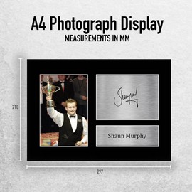 HWC Trading A4 Shaun Murphy Snooker Gifts Printed Signed Autograph Picture for WST Memorabilia Fans