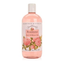 Crabtree & Evelyn Bath and Shower Gel, Rosewater, 16.9 fl. oz.