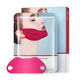Bettinay 5PCS V Line Face Lifting Chin Mask, Face Lift Tape with Niacinamide Centella Asiatica
