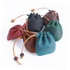 Lindo Mini Bolso De Cuero Monedero Ligero Llavero Multifuncional Para