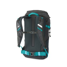 High Sierra Pathway 2.0 Backpack with Hydration Storage Sleeve, for Hiking, Biking, Camping, Traveling, Black, 30L