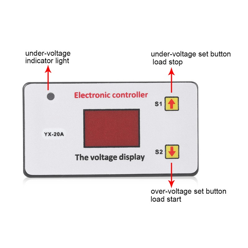 Battery Low Voltage Cut off Automatic Switch On Protection Undervoltage