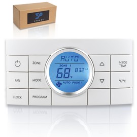 3314082.011 RV Thermostat Multi-Zone Comfort Control Centre, 2 Thermostat 10 Buttons, Compatible for Dometic Air Conditoner Series 579,595,600,6308,520,6218xx,457915 and More