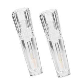 BIUDECO Travel-size Lip Gloss Tube 3ml Empty Lip Gloss Bottles Brush Portable Oil Containers for Women's Makeup Collection