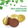 R.M. Palmer Small Mesh Bag Premium Milk Chocolate Coins, Gold