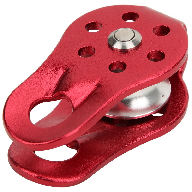 Outdoor Portable Climbing Metal Hardware Single Sheave Fixed Pulley with
