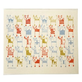 Econfort House Sponge Wipe, Colander, Cats, Cats, Scandinavian