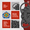 Victoria Cast Iron Poffertjes Dutch Pancake Pan with Loop Handles,