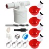 Psarnuk DIY Automatic Chicken Waterer Kit - 4 Chicken Water