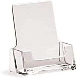 Taymar Business Card Holder in Portrait Format, Transparent, Pack of 10