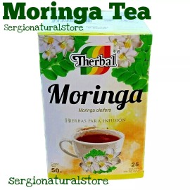 Therbal Moringa TE DE MORINGA Therbal MORINGA TEA 25 BAGS 2 gr each Therbal Brand Made in Mexico