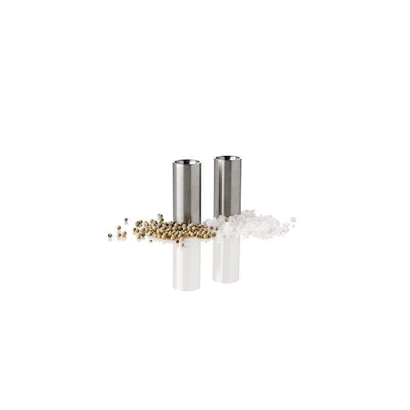 Stelton Salz & Pfefferstreuer aus Edelstahl, designed von Arne Jacobsen,