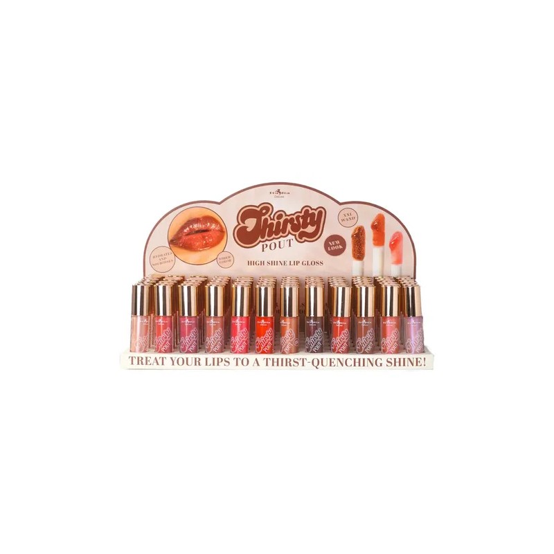 Brillo Labial Italia Deluxe Thirsty Pout 12 Tonos