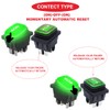 MKBKLLJY 2Pcs Momentary Polarity Reverse Switch Waterproof Control Rocker Toggle