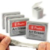 Pasler® kneaded Eraser,Grey,4 Pack - Blend, Shade, Smooth, Correct, and