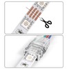 RGBZONE 10 Pack RGB 4Pin LED Strip Connector for 10mm