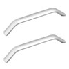 ANSIEDIO 2pcs Silver Cupboard Handles Drawer Handles Kitchen Cabinet Door