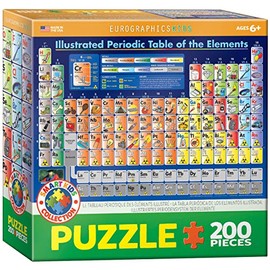 EuroGraphics Periodic Table of Elements Jigsaw Puzzle (200-Piece)