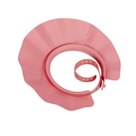 Shampoo Hat, 21 Adjustable Levels, Waterproof, For Kids, Adults, Nursing, Ear Mats, Soft Material, Leak Proof, Eye and Ear Protector, Bath Goods (Pink)
